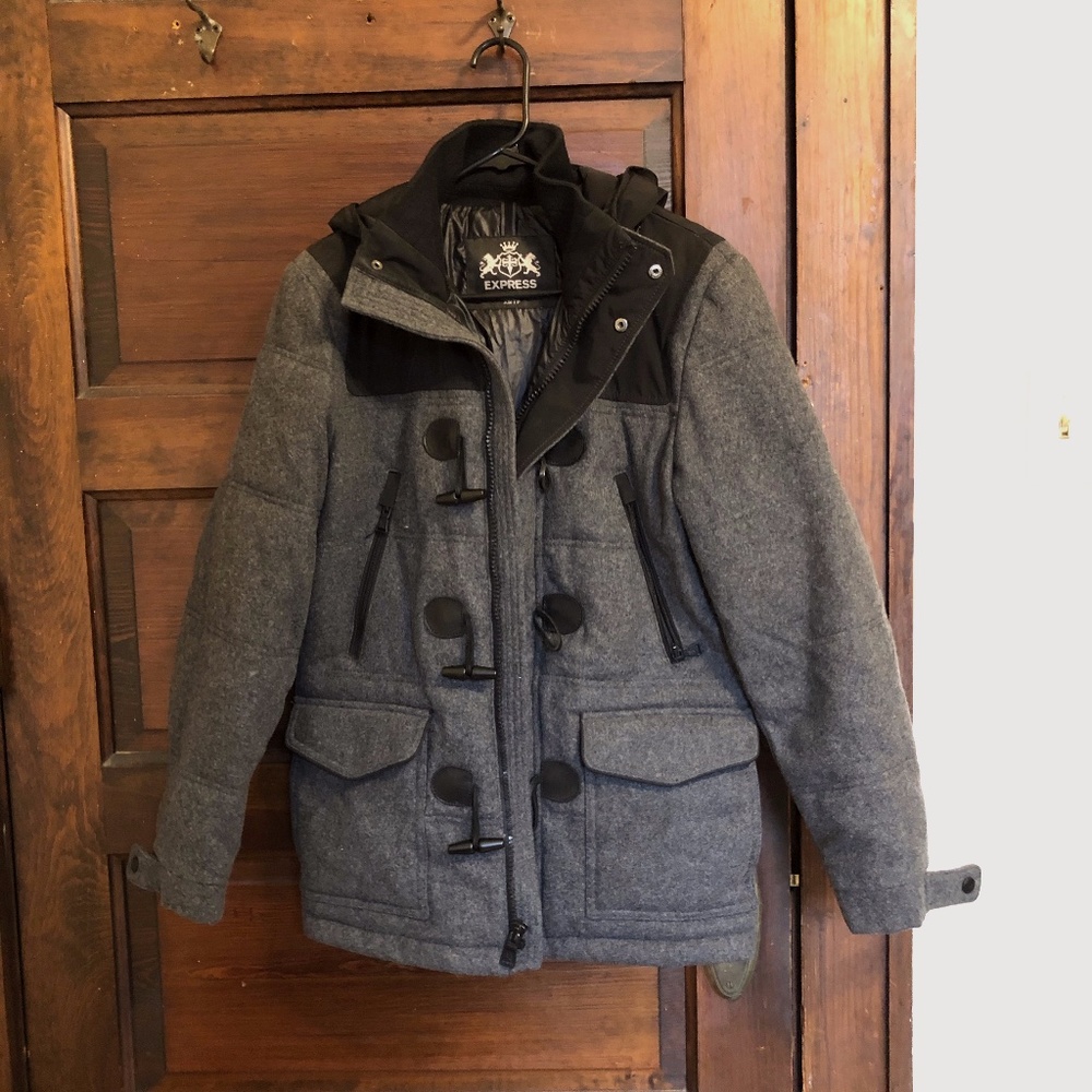 Express Men's XS - Winter Coat w/ Toggles